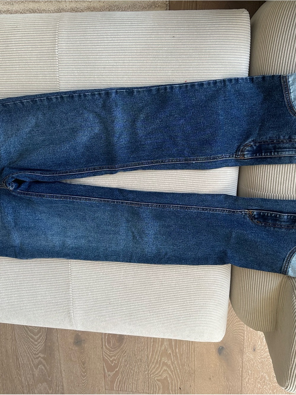 REVICE Slim Straight Women's Dark Blue Denim Jeans